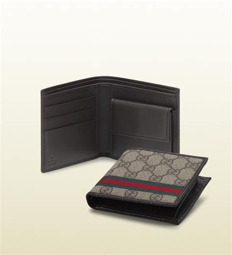 men's gucci wallet with coin pocket